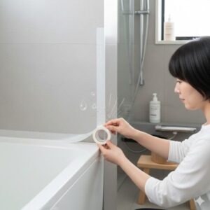 お風呂のカビ予防にマスキングテープが有効な理由